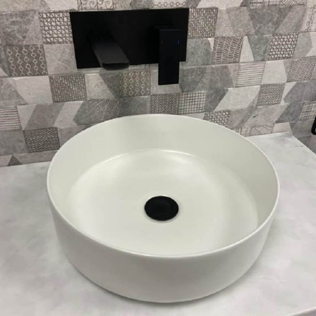 Objekt Ceramica Tahoe 360mm Counter Top Basin - Matt White