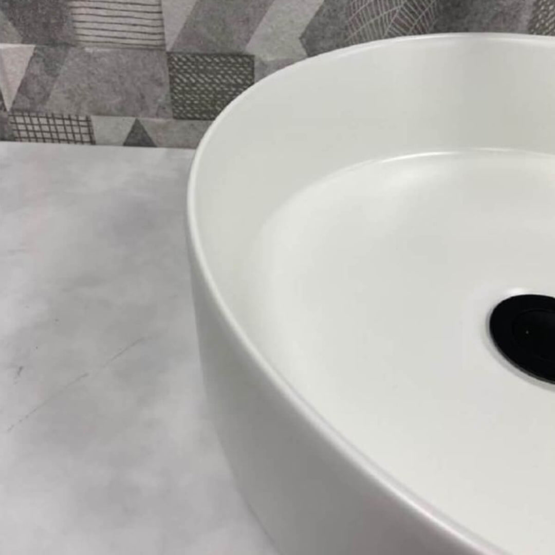 Objekt Ceramica Tahoe 360mm Counter Top Basin - Matt White