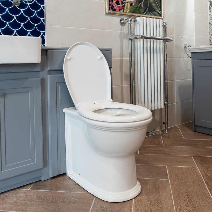 Windsor Rimless Back to Wall Toilet &amp; Soft Close Seat