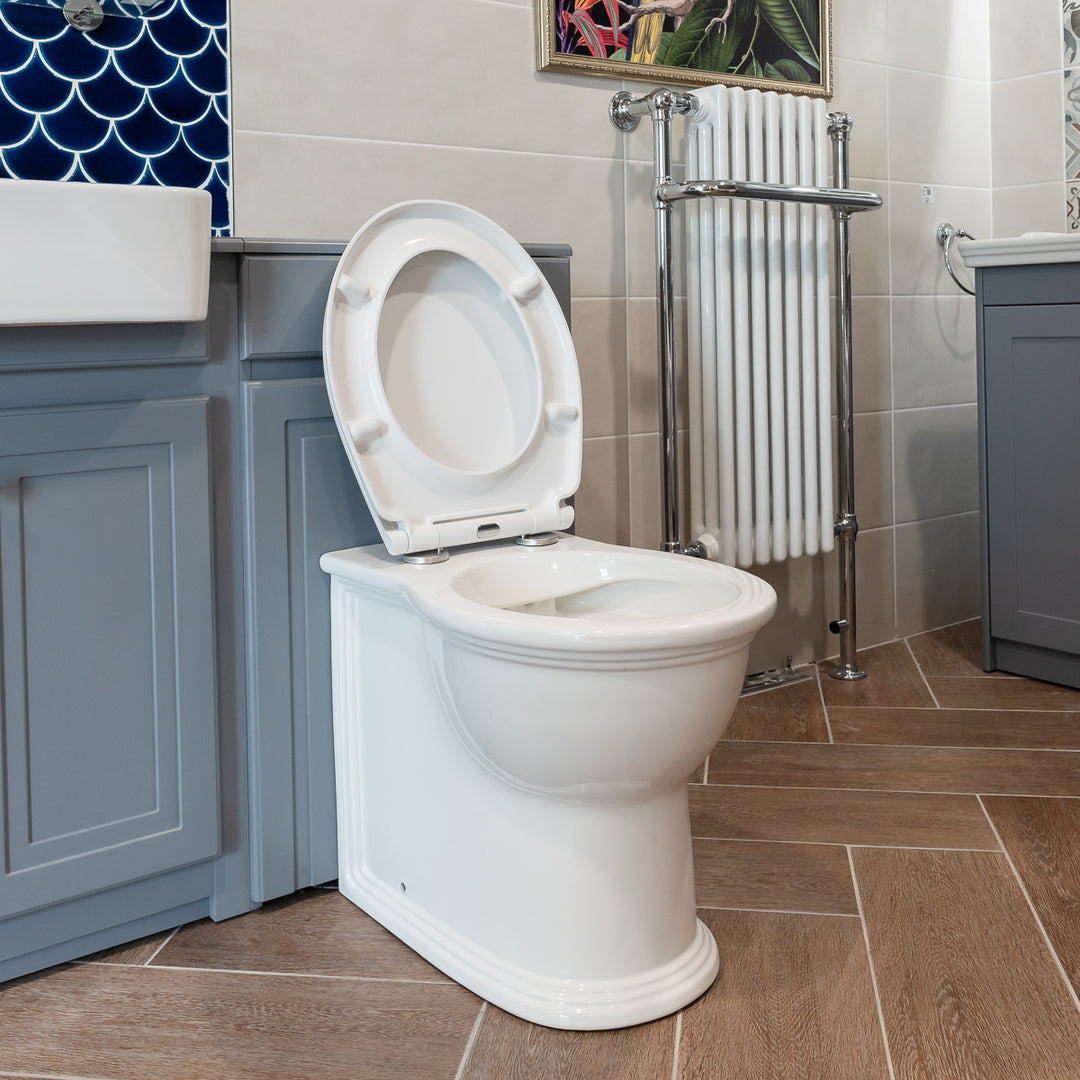 Windsor Rimless Back to Wall Toilet &amp; Soft Close Seat