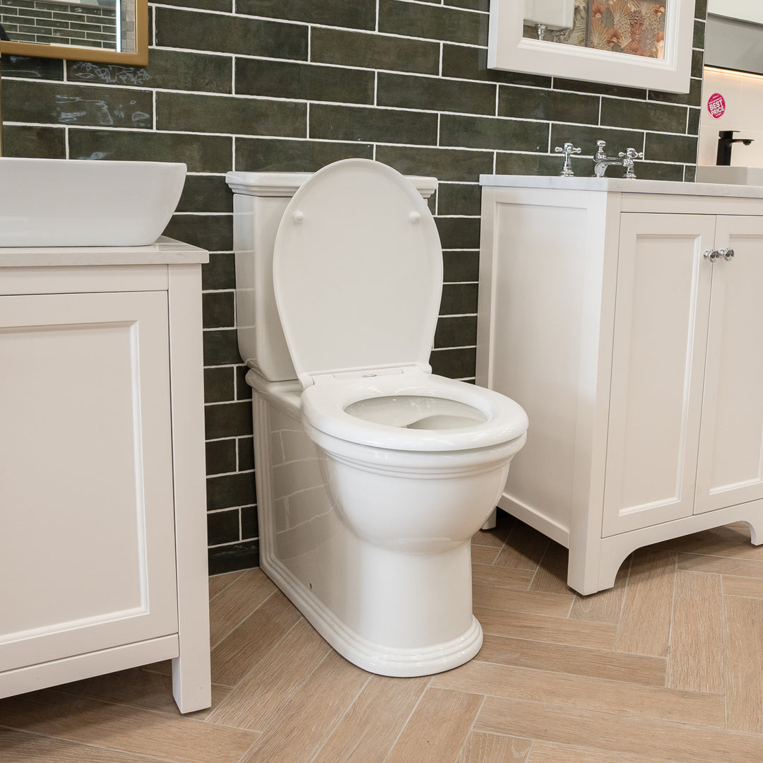 Windsor Rimless Fully Back to Wall Toilet &amp; Soft Close Seat