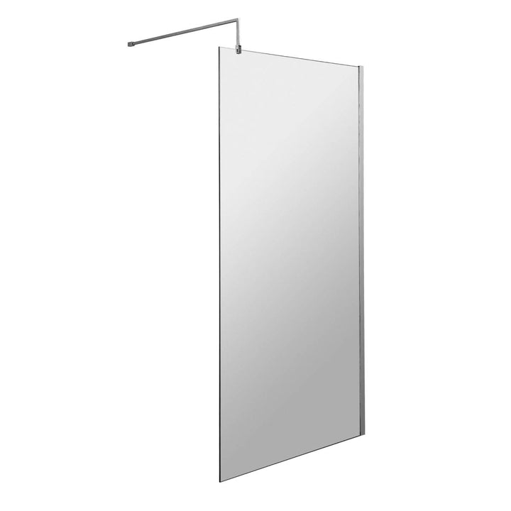 Nuie 900mm Wetroom Screen &amp; Support Bar WRSC090