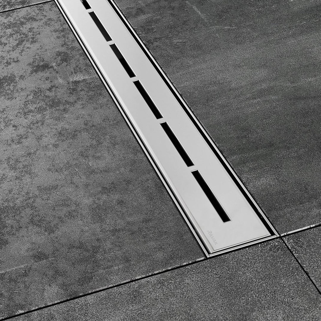 Ravak 300mm Runway Shower Channel - Chrome