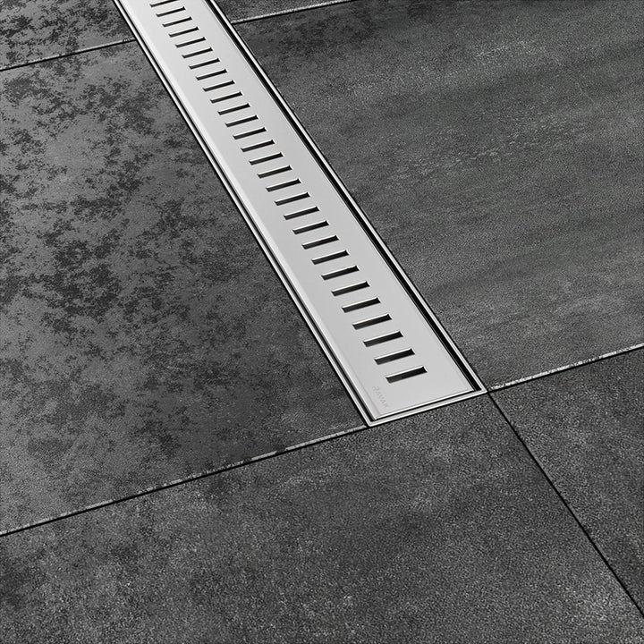 Ravak 750mm Zebra Shower Channel - Chrome