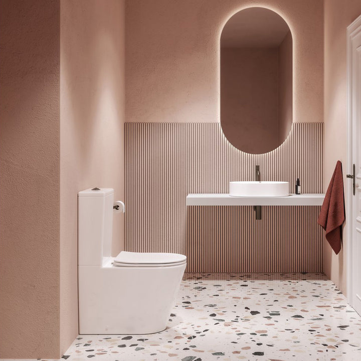 Ravak Elegant Rimless Close Coupled Toilet &amp; Soft Close Seat