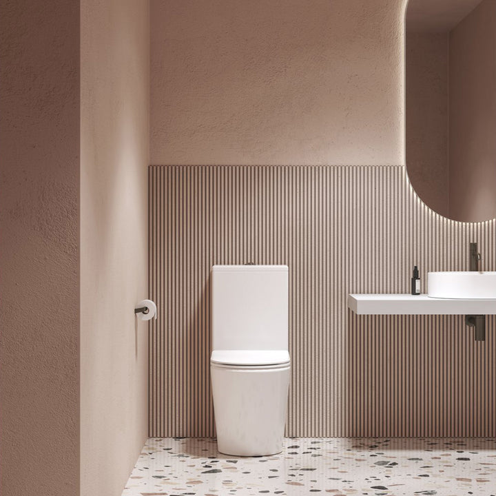 Ravak Elegant Rimless Close Coupled Toilet &amp; Soft Close Seat