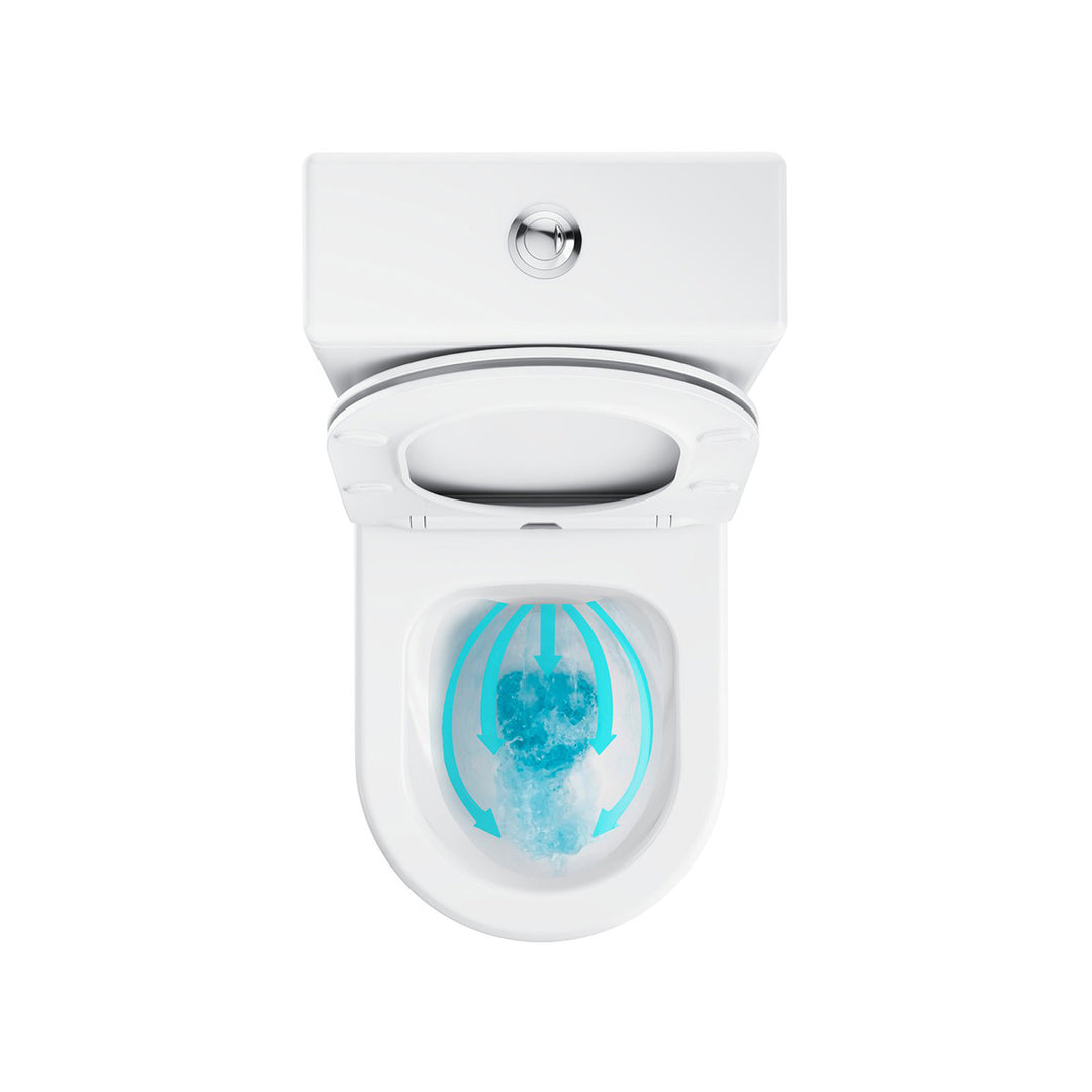 Ravak Elegant Rimless Close Coupled Toilet &amp; Soft Close Seat