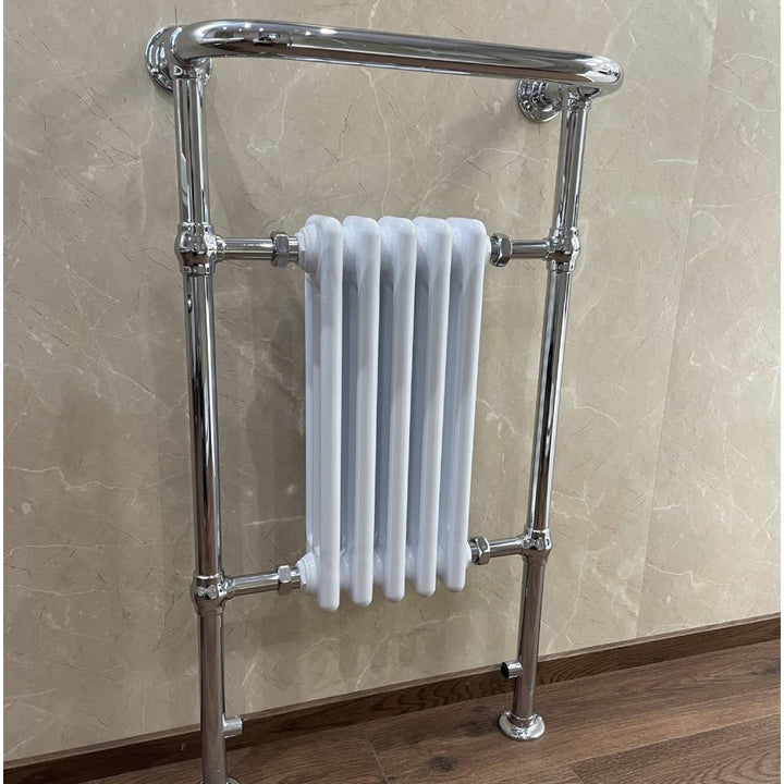 Traditional English Devon Cast Iron Bathroom Radiator