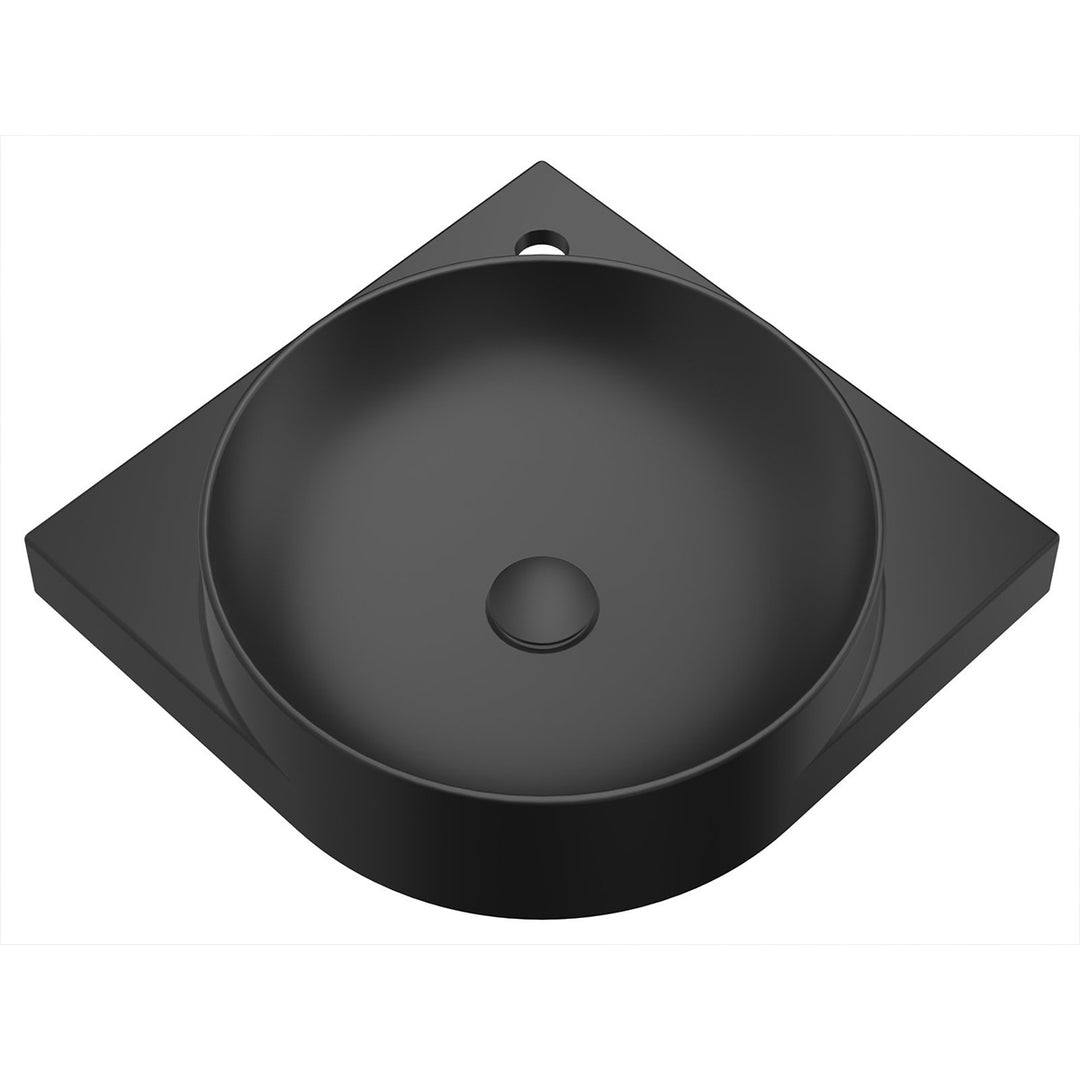 Ravak Yard 450mm Ceramic Washbasin - Matt Black