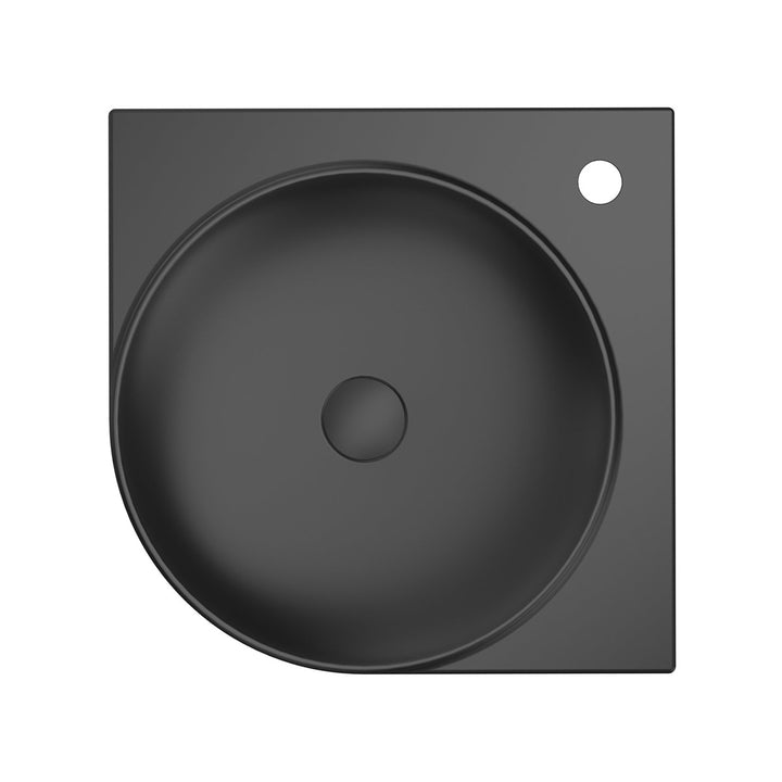 Ravak Yard 450mm Ceramic Washbasin - Matt Black