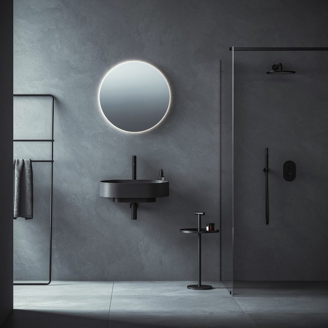Ravak Yard 600mm Ceramic Washbasin - Matt Black