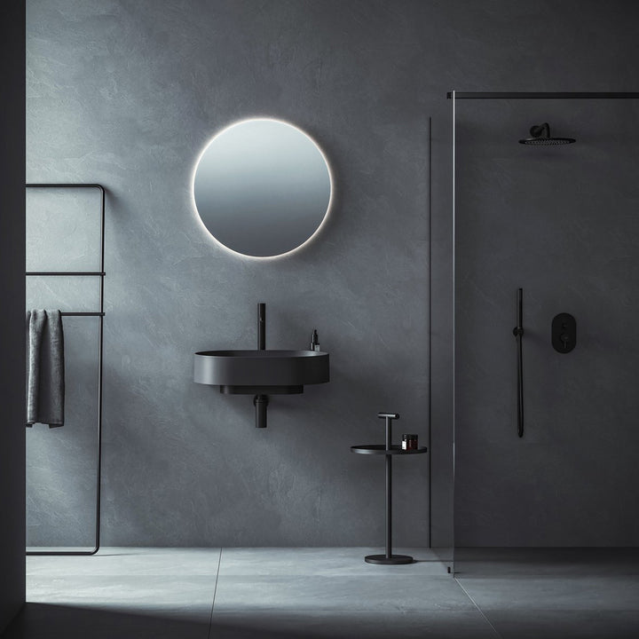 Ravak Yard 600mm Ceramic Washbasin - Matt Black