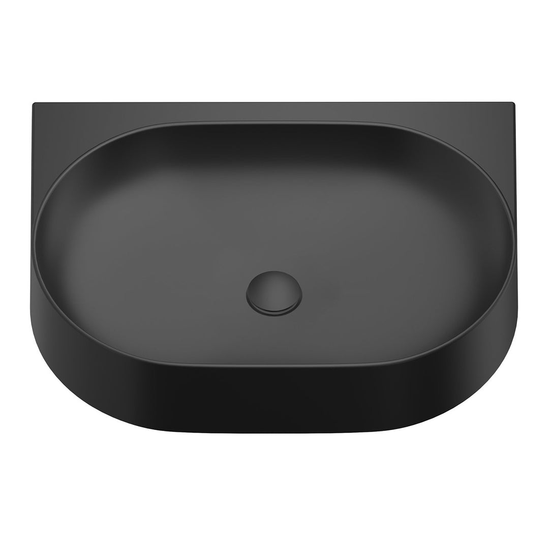Ravak Yard 600mm Ceramic Washbasin - Matt Black