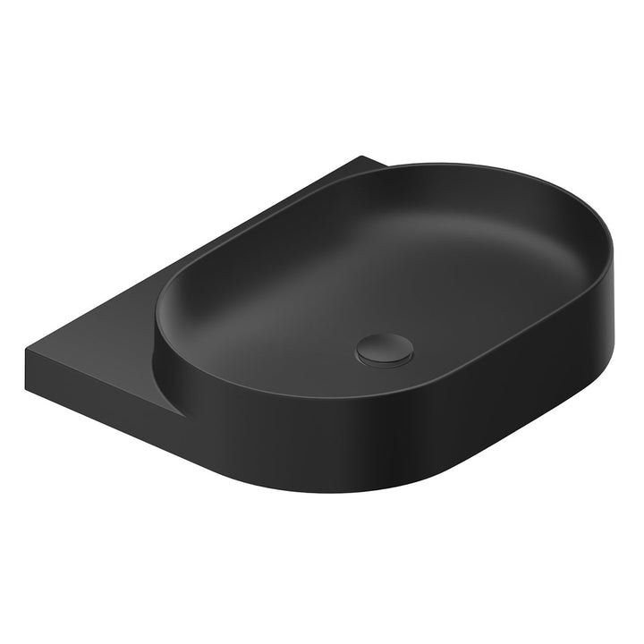 Ravak Yard 600mm Ceramic Washbasin - Matt Black