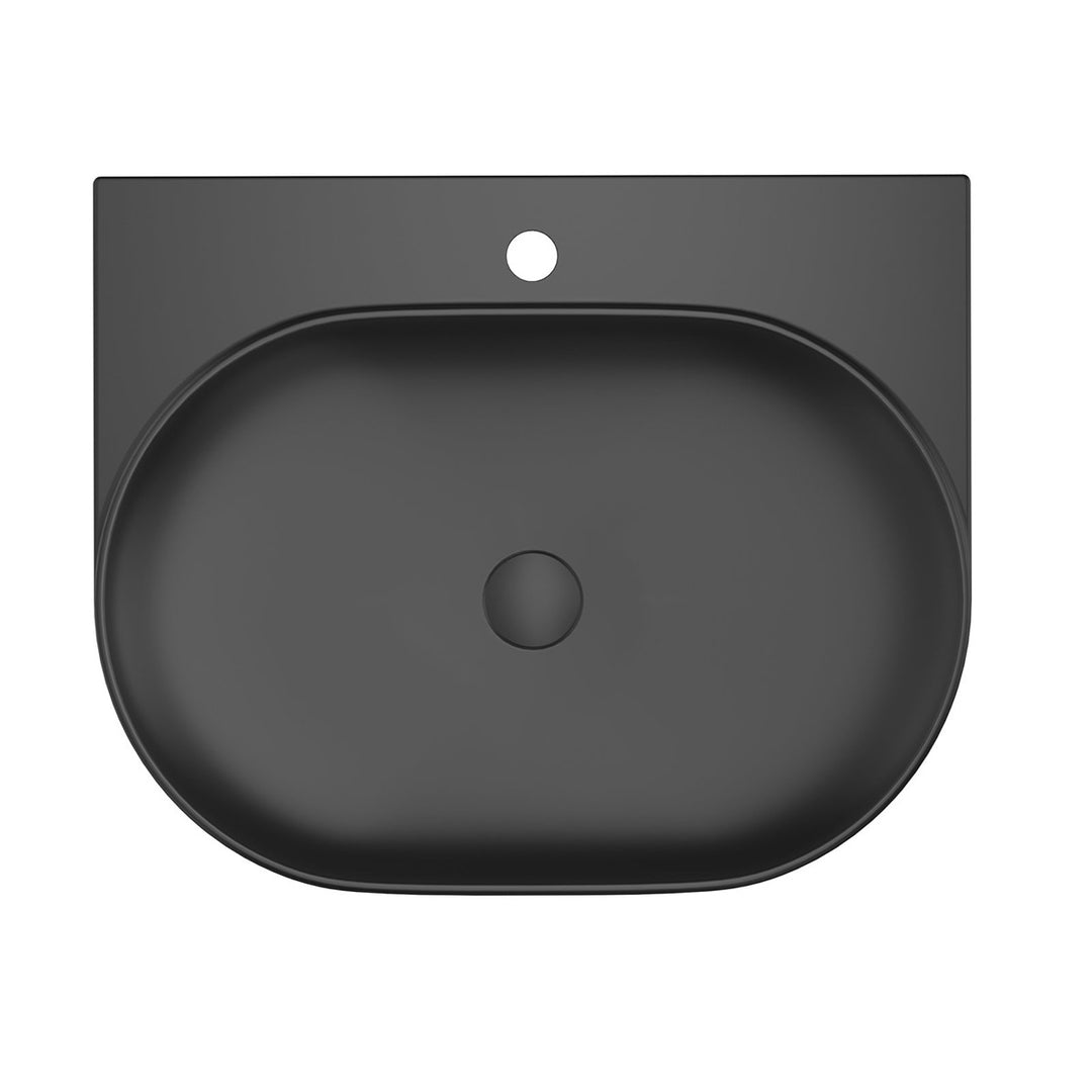 Ravak Yard 600mm Ceramic Washbasin - Matt Black