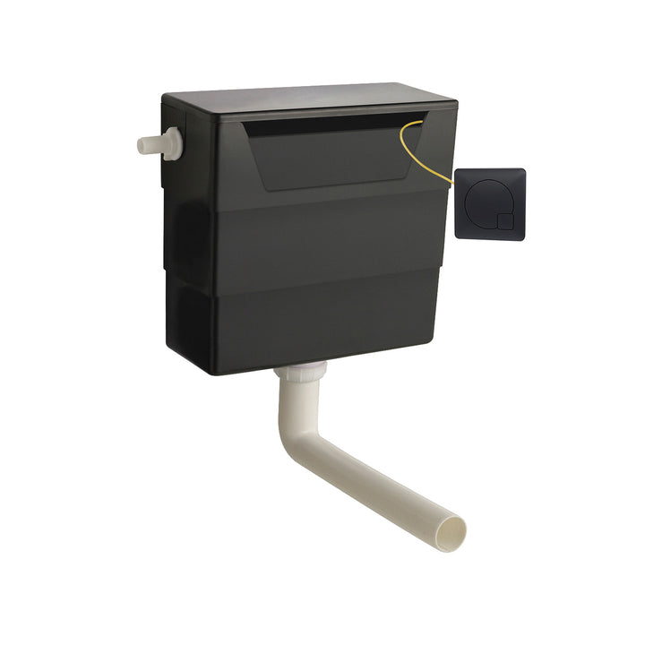 Universal Acess Concealed Cistern with Black Square Flush Button
