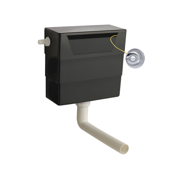 Universal Access Concealed Cistern with Chrome Traditional Flush Button