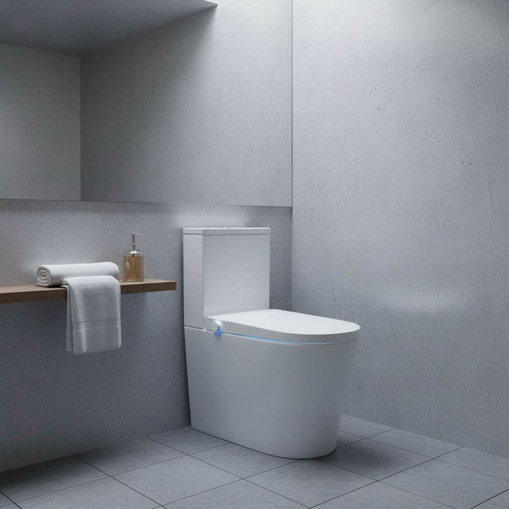 Zenwash Intelligent Smart Toilet Bidet Wash Function, Heated Seat, Auto Lid &amp; Night Light