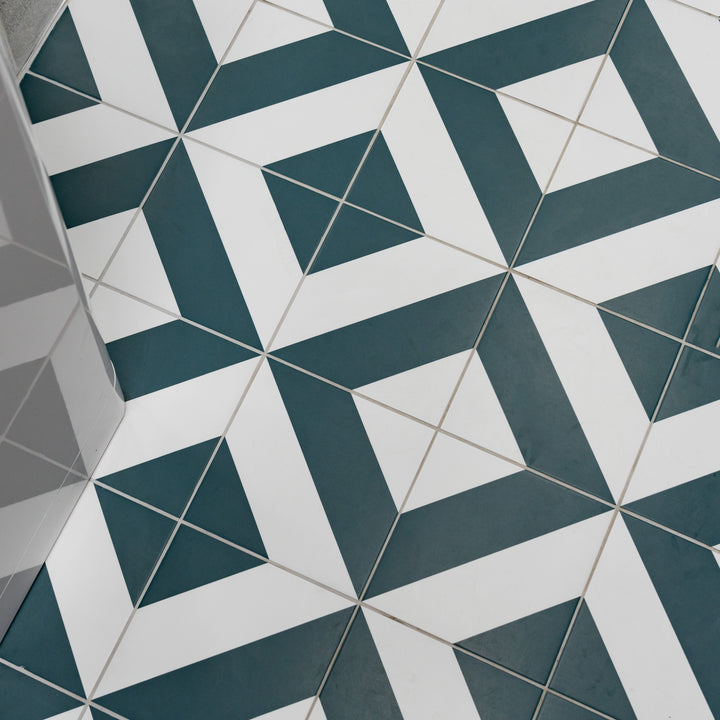 Zebra Forest 22.3 x 22.3cm Porcelain Pattern Tile - 1.15 sqm perbox