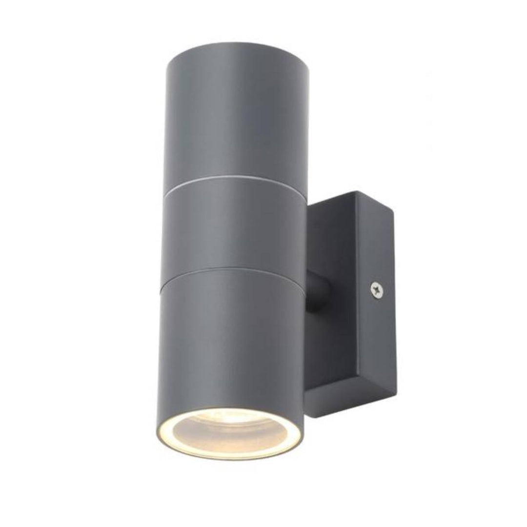 Forum Zinc ZN-20941-ANTH Leto Up/Down Wall Light - Anthracite