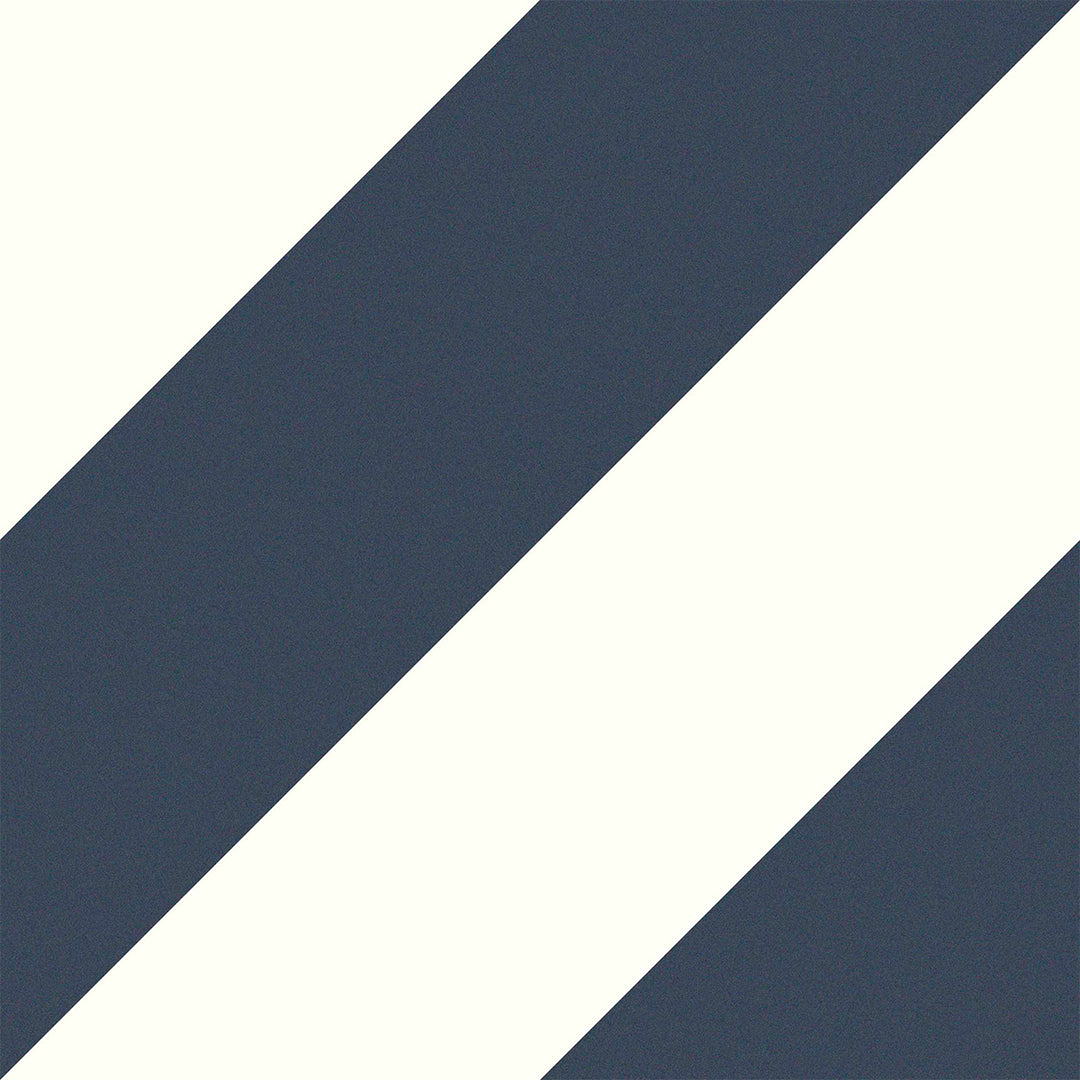 Zebra Navy 22.3 x 22.3cm Porcelain Pattern Tile - 1.15 sqm perbox
