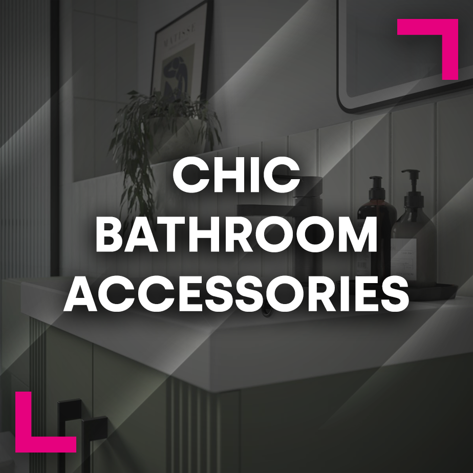 Chic bathroom accessories