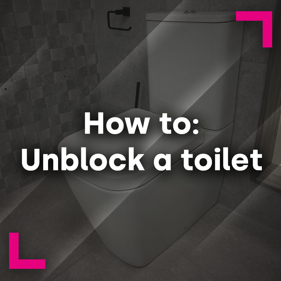 How to unblock a toilet