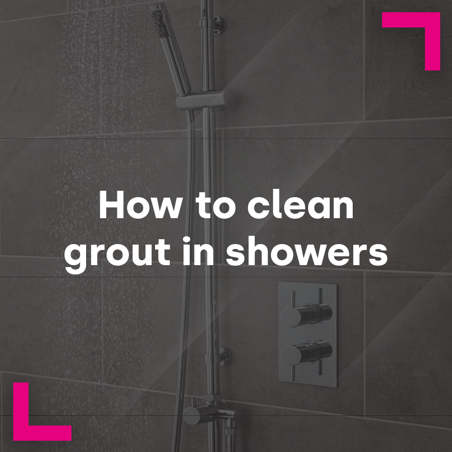 How to clean grout in showers