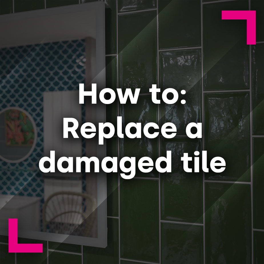 How to replace a damaged tile