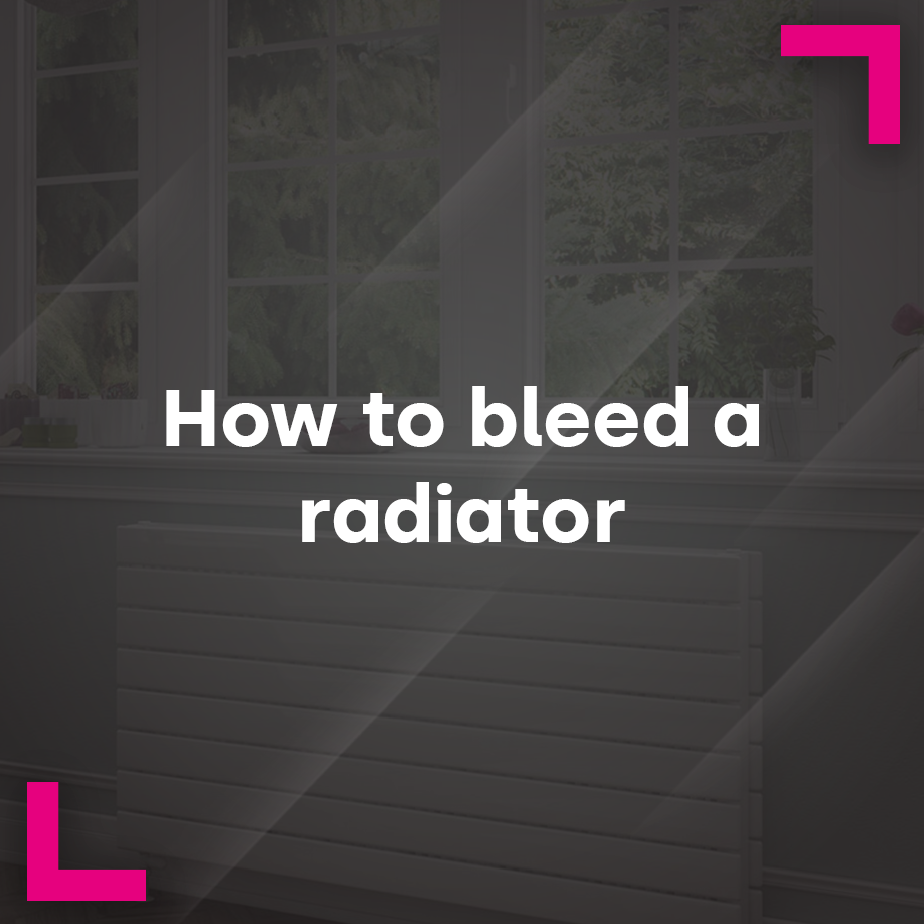 How to bleed a radiator