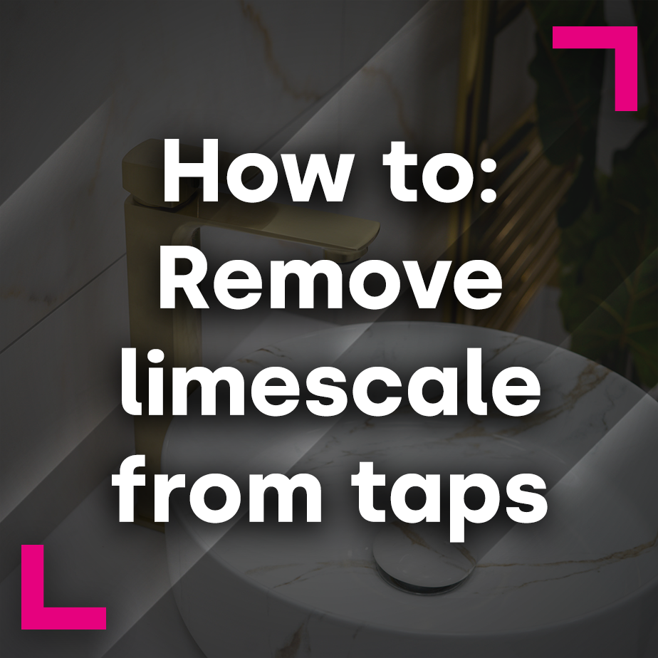How to remove limescale from taps