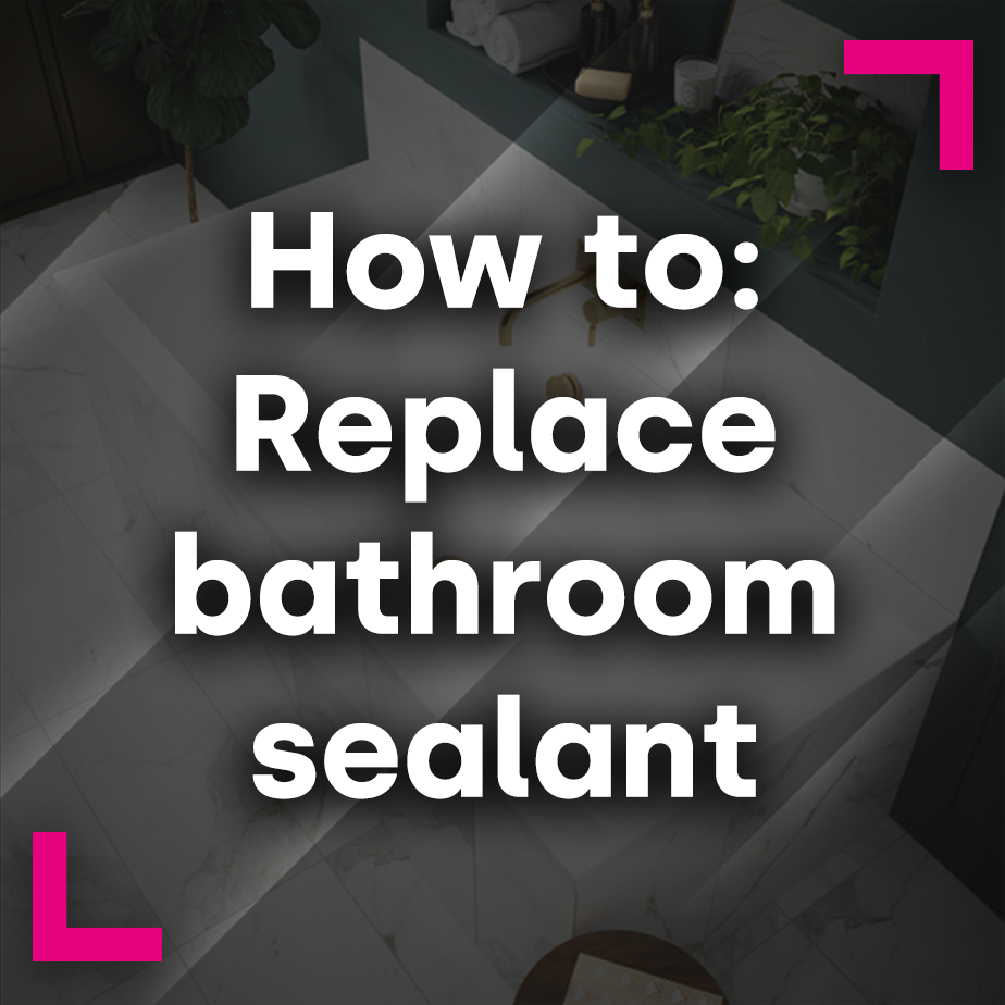 How to replace bathroom sealant