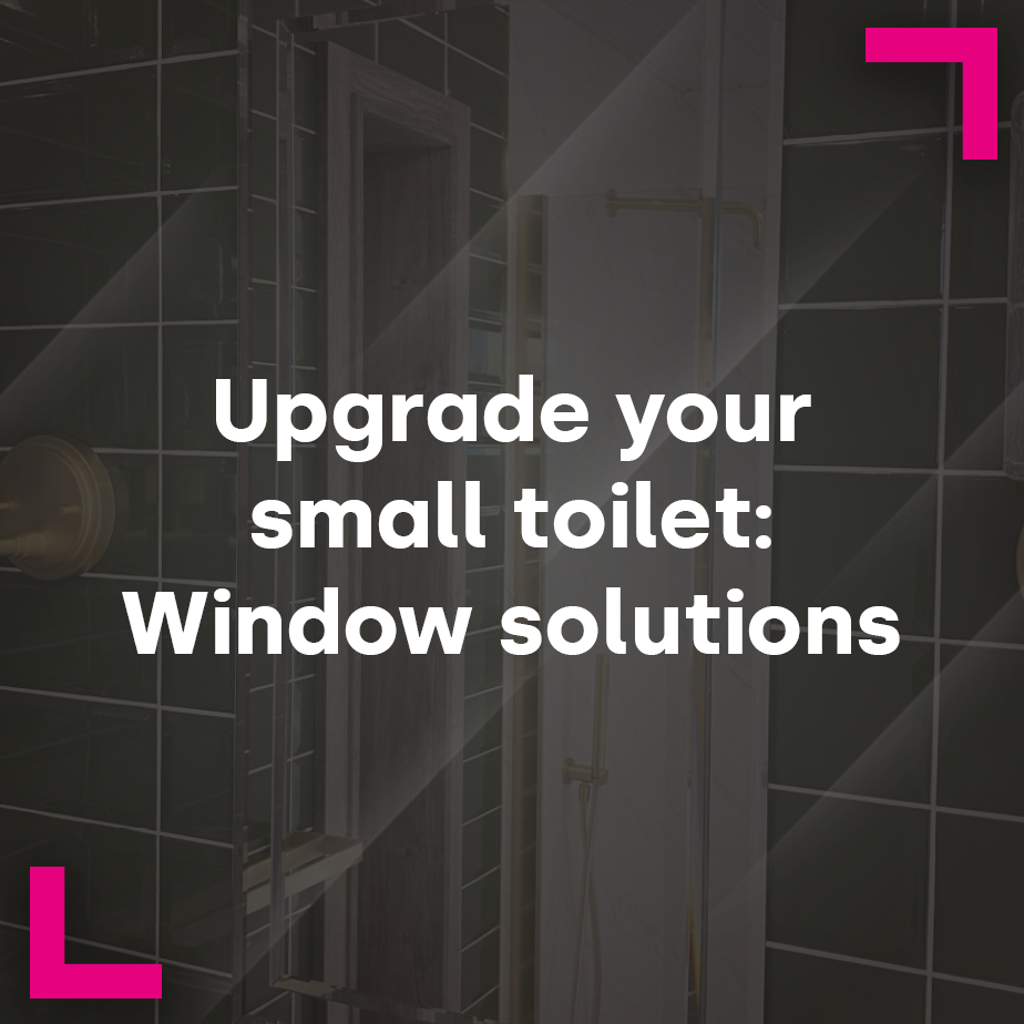 Upgrade your small toilet: Window solutions