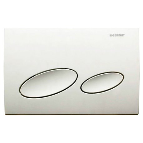 Aftale hjul Vanvid Geberit Kappa20 Dual Flush Plate - White 115.228.11.1 (7262) ABS - Bathshack