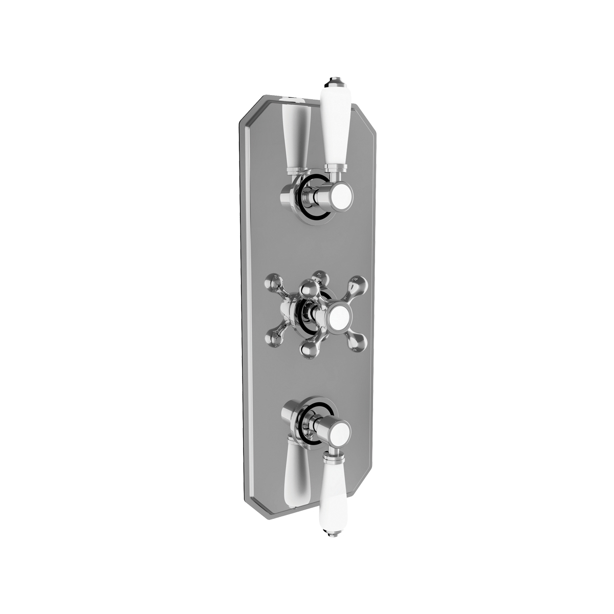 Harrogate Traditional Triple Concealed Valve (15895) Chrome