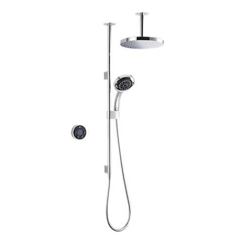 Mira Platinum Concealed Dual Rain Thermostatic Ceiling Fed Shower With Diverter HP/Combi (10837)