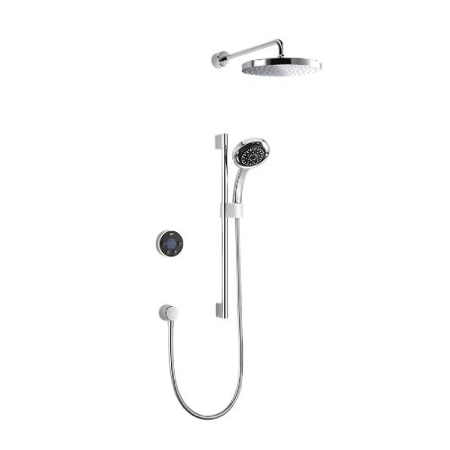 Mira Platinum Concealed Dual Rain Rear Fed Thermostatic Shower With Diverter HP/Combi (10836)
