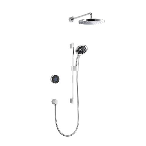 Mira Platinum Concealed Dual Rain Rear Fed Thermostatic Shower with Diverter & Pump (4229)