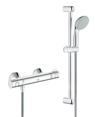 Grohe Grohtherm G800 Thermostatic Bar Mixer with Shower Kit (4252)