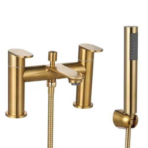 Niagara Albury Bath Shower Mixer - Brushed Brass (21664)