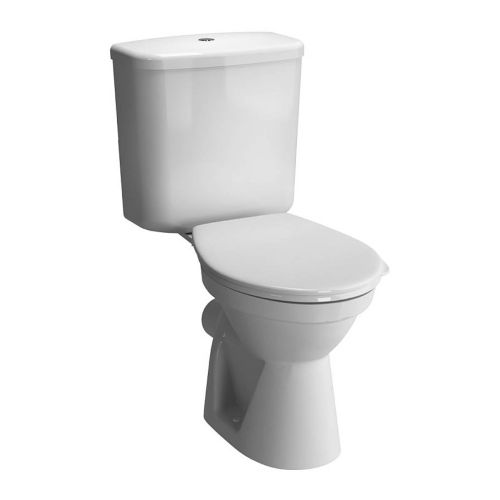 Vitra Milton Close Coupled Open Back Toilet & Standard Seat (14763)