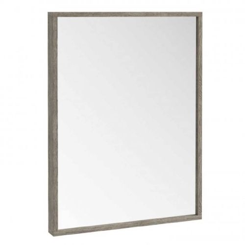 Ambience 600 x 800mm Simplistic Mirror - Grey Oak  (21687)