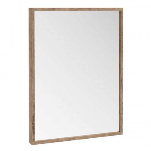 Ambience 600 x 800mm Simplistic Mirror - Rustic Oak  (21686)
