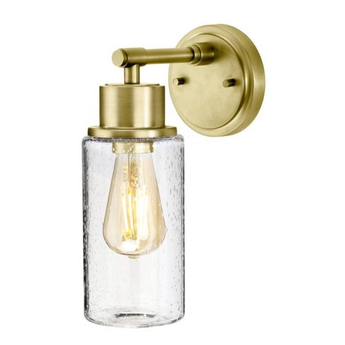 Morvah Single Wall Light - Brushed Brass (21272)