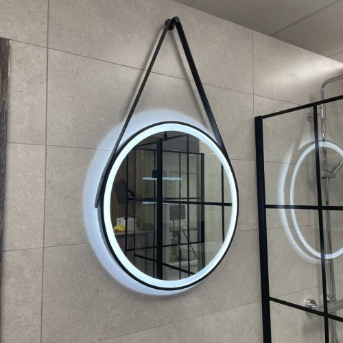 Noir Hanging Halo Colour Changing LED Mirror (5707)