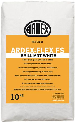 Ardex Flex FS Tile Grout 10KG - Brilliant White - 12781