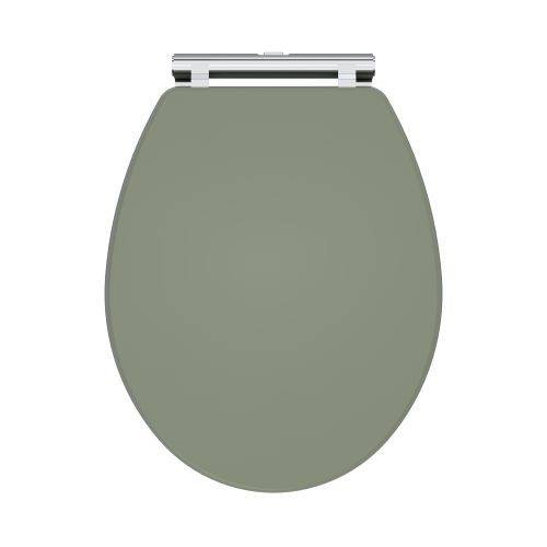 Nuie Soft Close Wooden Toilet Seat - Satin Green (18891)