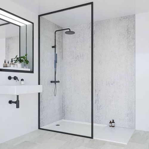 Multipanel Classic Collection Arctic Stone 1200mm Premier Shower Panel (3504)