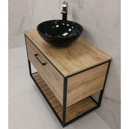 Croft 850mm Wall Mounted Unit with Countertop Basin & Tap (16449)