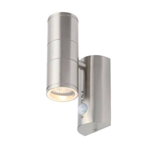 Forum Coast CZ-29319-SST Islay Up/Down LED Wall Light with PIR Sensor - Stainless Steel (20617)